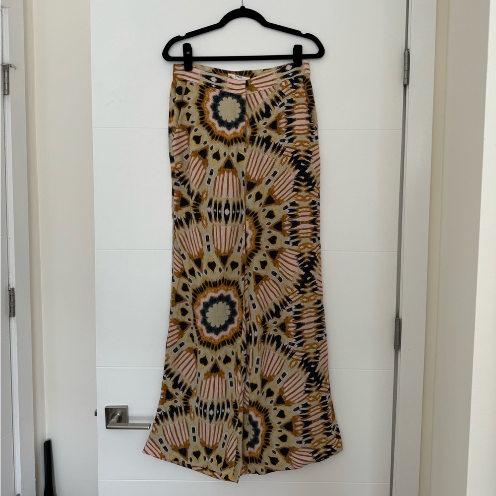 Ba&sh wide leg animal print trousers
